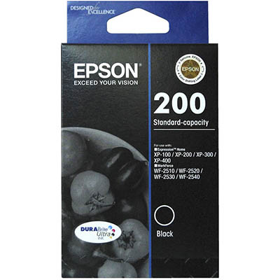 Image for EPSON 200 INK CARTRIDGE BLACK from Peninsula Office Supplies