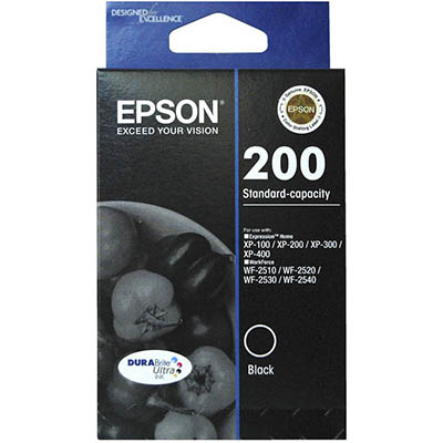 Image for EPSON 200 INK CARTRIDGE BLACK from Mitronics Corporation
