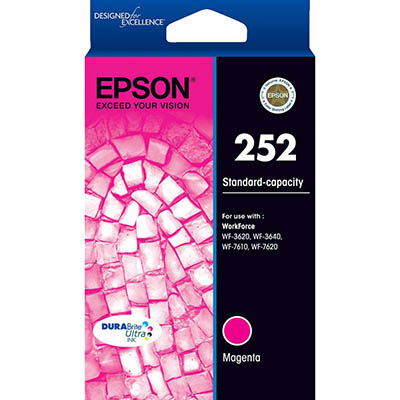 Image for EPSON 252 INK CARTRIDGE MAGENTA from Memo Office and Art