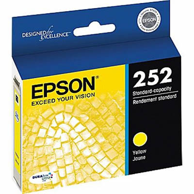 Image for EPSON 252 INK CARTRIDGE YELLOW from Clipboard Stationers & Art Supplies