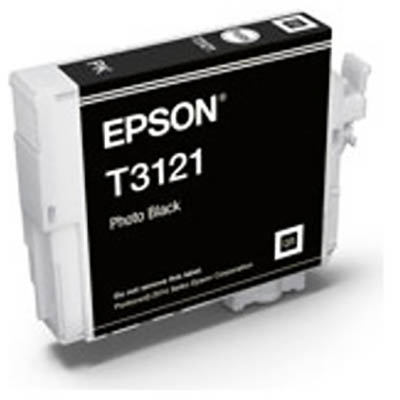 Image for EPSON T3121 INK CARTRIDGE PHOTO BLACK from Office Heaven