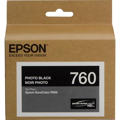 Image for EPSON 760 INK CARTRIDGE PHOTO BLACK from York Stationers