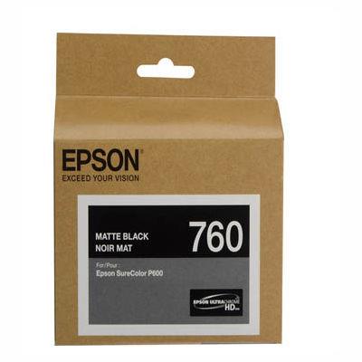 Image for EPSON 760 INK CARTRIDGE MATTE BLACK from York Stationers