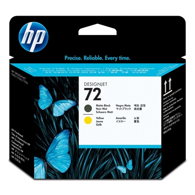 Image for HP C9384A 72 PRINT HEAD MATT BLACK AND YELLOW from Office Heaven