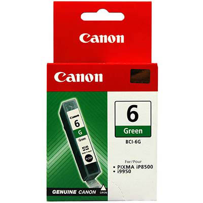 Image for CANON BCI6G INK CARTRIDGE GREEN from ONET B2C Store