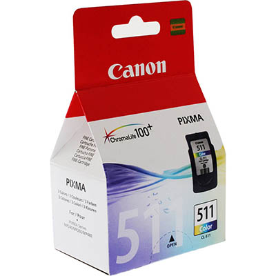 Image for CANON CL511 INK CARTRIDGE FINE COLOUR from Australian Stationery Supplies