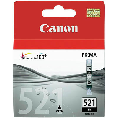 Image for CANON CLI521BK INK CARTRIDGE BLACK from Mitronics Corporation
