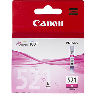 Image for CANON CLI521M INK CARTRIDGE MAGENTA from BusinessWorld Computer & Stationery Warehouse