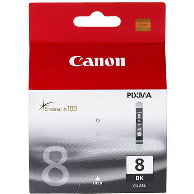 Image for CANON CLI8BK INK CARTRIDGE BLACK from Australian Stationery Supplies