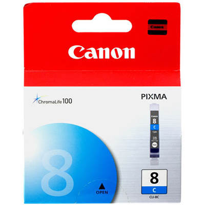 Image for CANON CLI8C INK CARTRIDGE CYAN from Mitronics Corporation