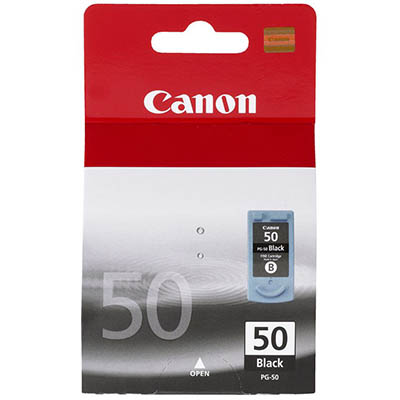 Image for CANON PG50 INK CARTRIDGE FINE HIGH YIELD BLACK from Prime Office Supplies