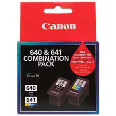 Image for CANON PG640 AND CL641 INK CARTRIDGE VALUE PACK from Office Express