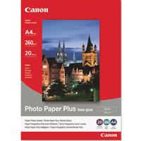 canon sg-201 photo paper plus semigloss 260gsm a4 white pack 20