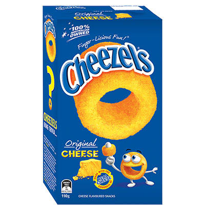 Image for CHEEZELS ORIGINAL CHEESE BOX 125G from Eastland Office Supplies