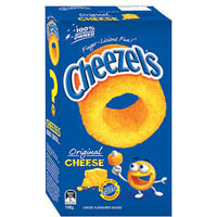cheezels original cheese box 125g