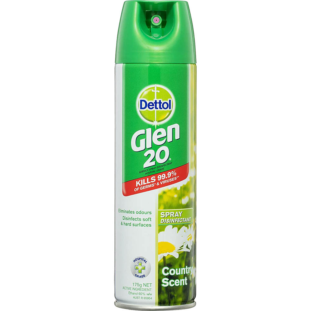 Image for GLEN 20 DISINFECTANT SPRAY COUNTRY SCENT 175G from Mitronics Corporation