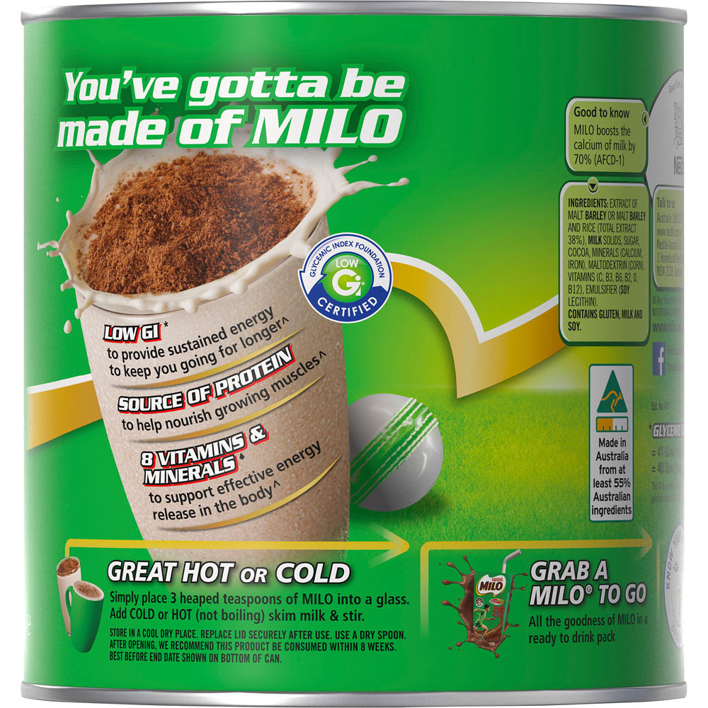 NESTLE MILO 700G TIN |  | 7099992