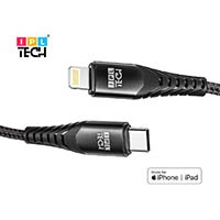 ipl tech fast charging cable type c to lightning black