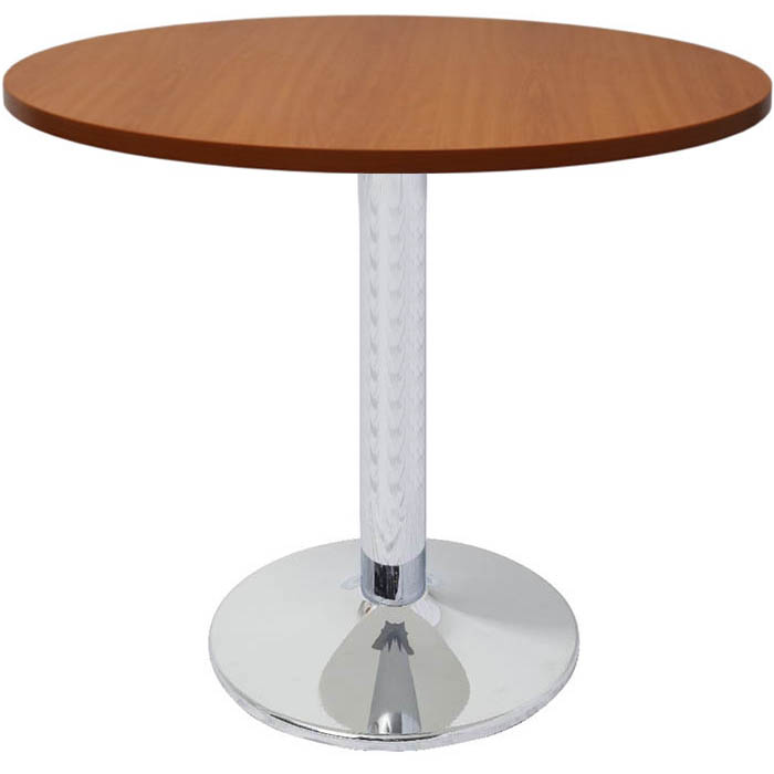 Image for RAPIDLINE ROUND TABLE DISC BASE 1200MM CHERRY/CHROME from Clipboard Stationers & Art Supplies