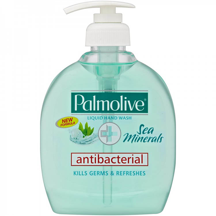 Image for PALMOLIVE ANTIBACTERIAL LIQUID HAND SOAP SEA MINERALS PUMP 250ML from York Stationers