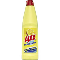 ajax cream cleanser lemon 375ml