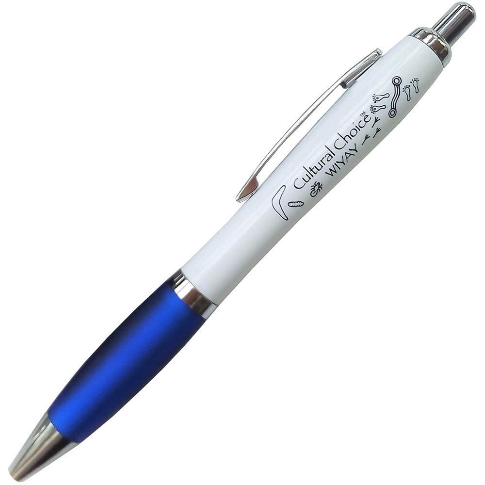 Image for CULTURAL CHOICE RETRACTABLE BALLPOINT PEN 1.0MM BLUE BOX 50 from BusinessWorld Computer & Stationery Warehouse