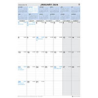 debden wall calendar ce0015 month to view 394 x 577mm
