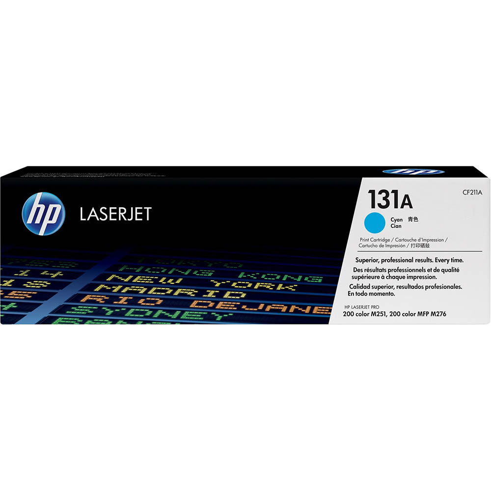 Image for HP CF211A 131A TONER CARTRIDGE CYAN from Clipboard Stationers & Art Supplies