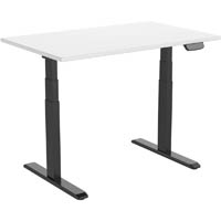 ergovida eed-623d electric sit-stand desk 1500 x 750mm black/white