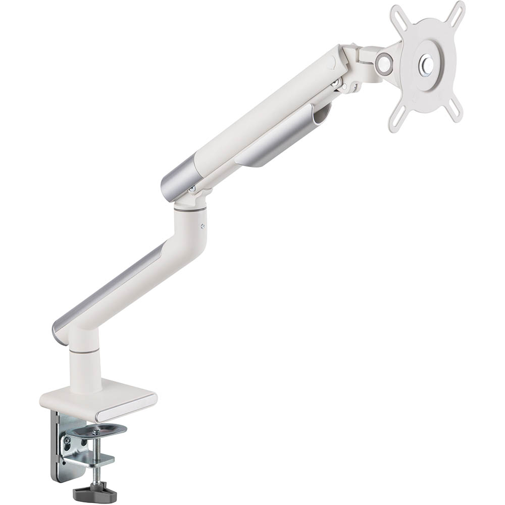 Image for CANOHM GAS SPRING SINGLE MONITOR ARM WHITE from BusinessWorld Computer & Stationery Warehouse