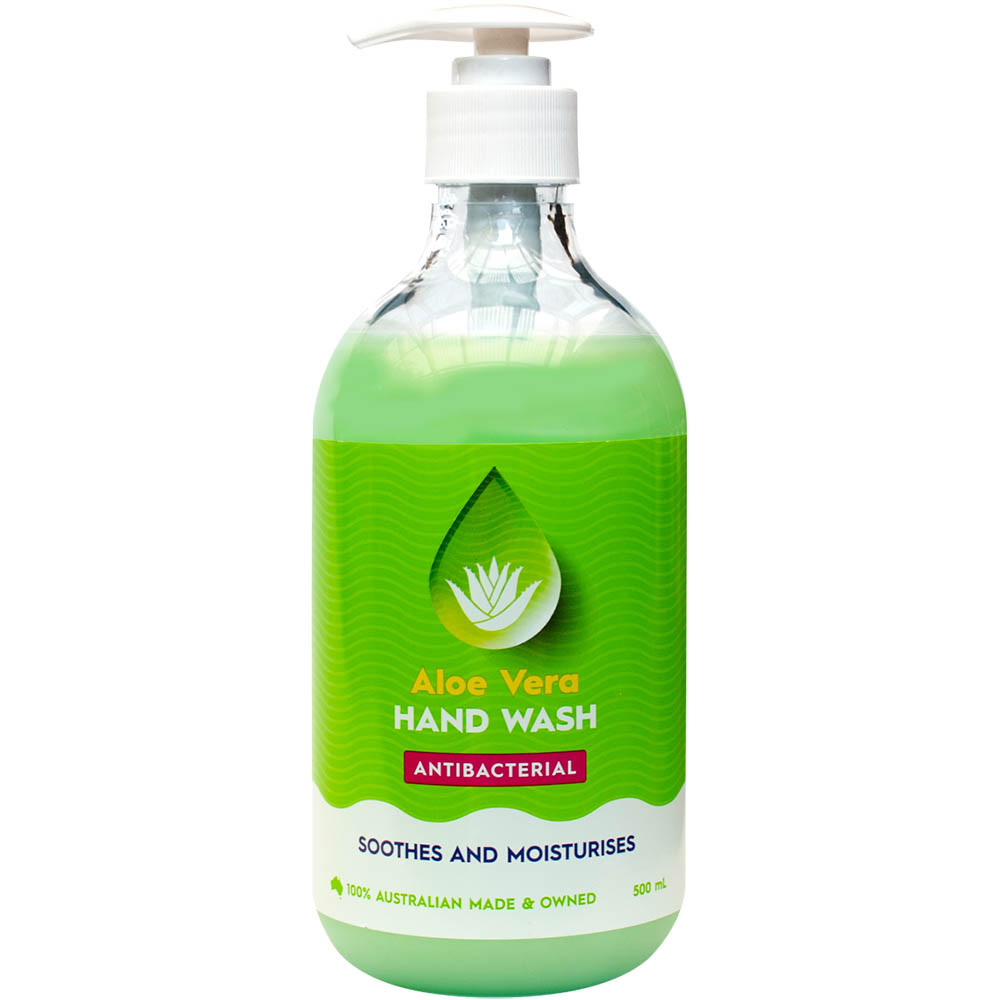 Image for CLEAN PLUS HAND WASH ANTIBACTERIAL 500ML ALOE VERA CARTON 12 from BusinessWorld Computer & Stationery Warehouse