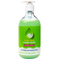 clean plus hand wash antibacterial 500ml aloe vera