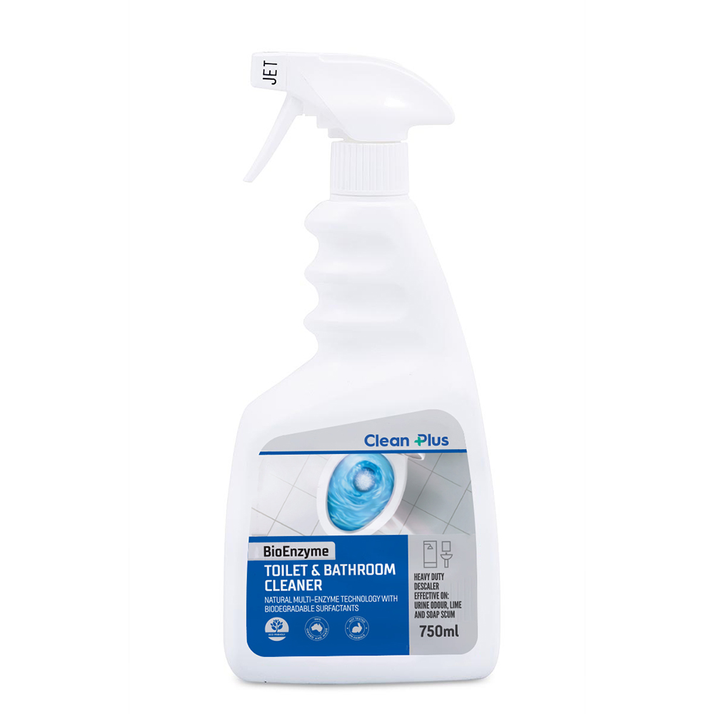 Image for CLEAN PLUS BIOENZYME TOILET BATHROOM CLEANER 750ML from Mitronics Corporation