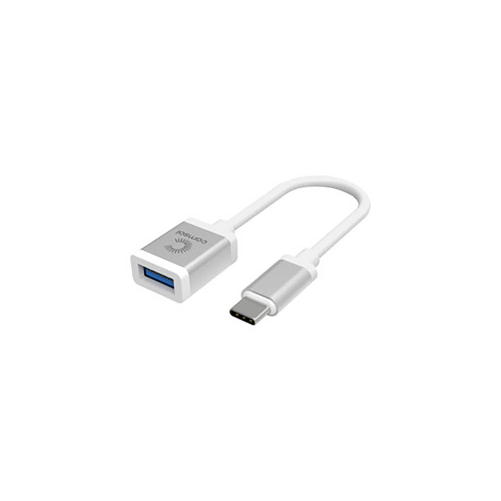 Image for COMSOL ADAPTER USB-C MALE TO USB-A 3.0 FEMALE WHITE from BusinessWorld Computer & Stationery Warehouse