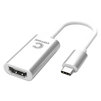 comsol adapter usb-c male to hdmi female 4k2k white