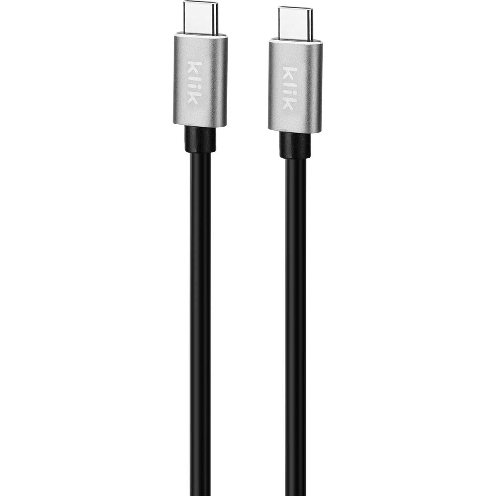 Image for KLIK USB TYPE-C MALE TO USB TYPE-C MALE USB2.0 5A CABLE 3000MM from Second Office