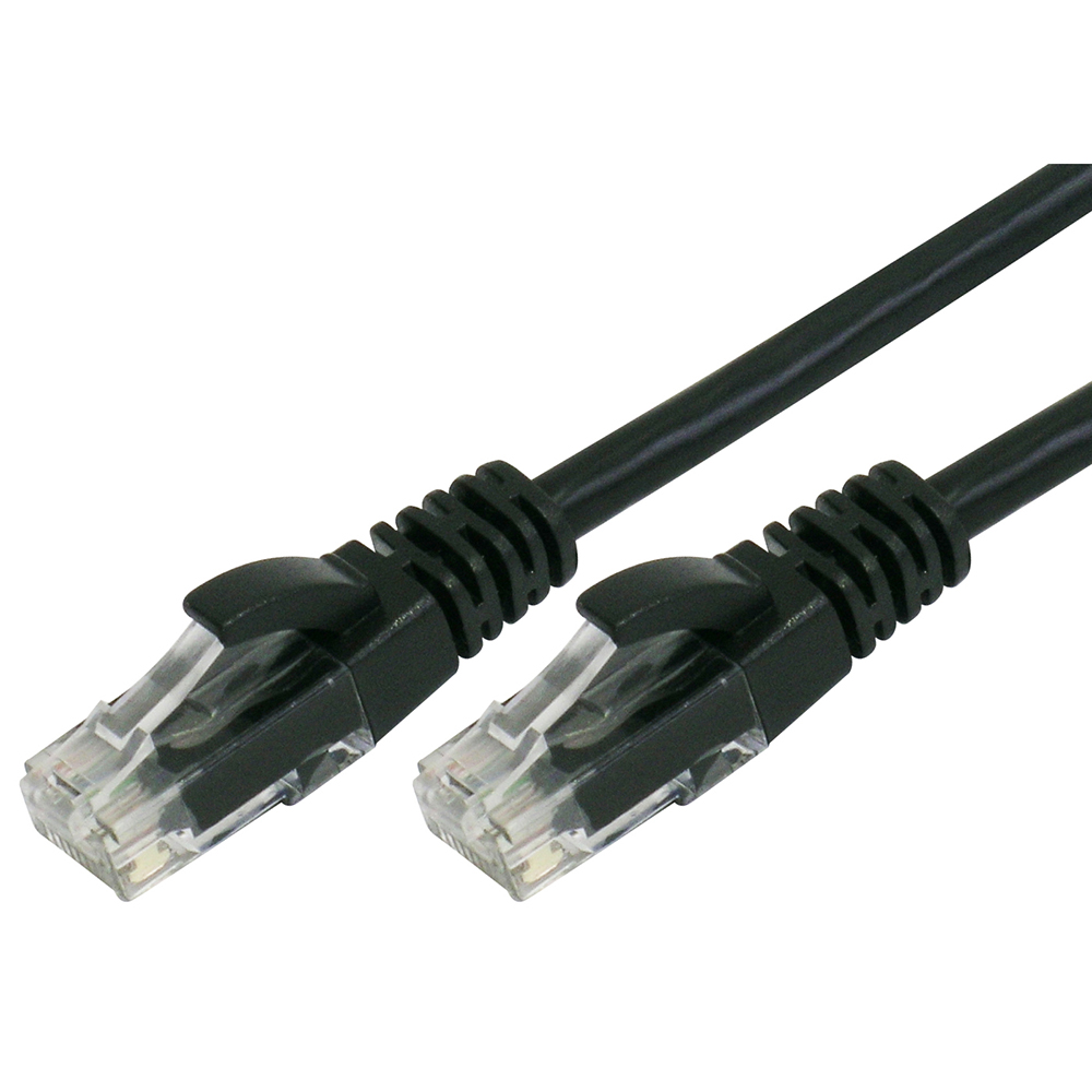 Image for COMSOL RJ45 PATCH CABLE CAT6 1.5M BLACK from Office Heaven