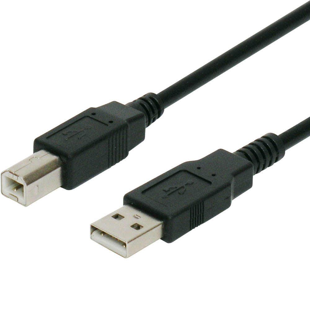 Image for COMSOL USB PERIPHERAL CABLE 2.0 A MALE TO B MALE 2M from Mitronics Corporation