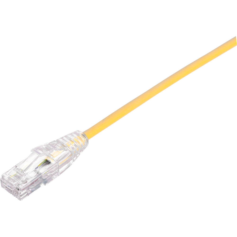 Image for COMSOL ULTRA THIN SNAGLESS PATCH CABLE CAT6A 10GBE UTP 3M YELLOW from That Office Place PICTON