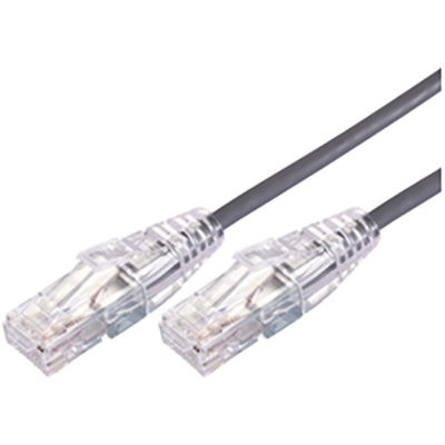 Image for COMSOL ULTRA THIN SNAGLESS PATCH CABLE CAT6A 10GBE UTP 500MM GREY from Peninsula Office Supplies