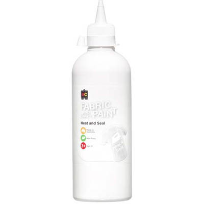 Image for EDUCATIONAL COLOURS FABRIC AND CRAFT PAINT 500ML WHITE from Australian Stationery Supplies
