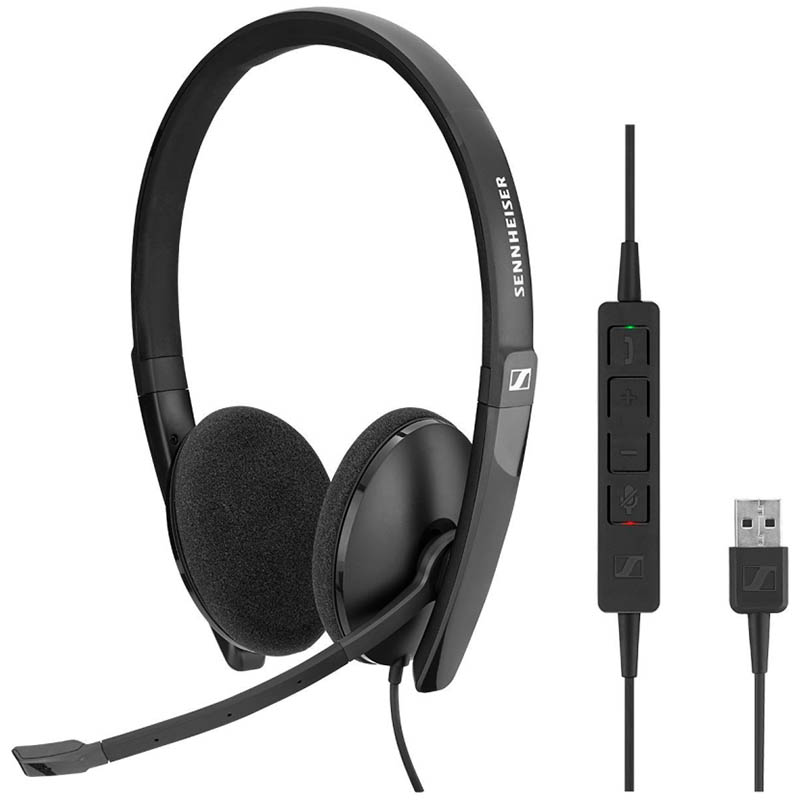 Image for SENNHEISER ADAPT SC 160 DOUBLE-SIDED USB HEADSET from York Stationers