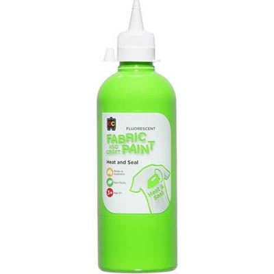 Image for EDUCATIONAL COLOURS FLUORESCENT CRAFT PAINT 500ML GREEN from Challenge Office Supplies