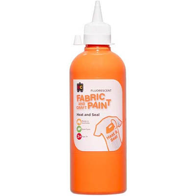 Image for EDUCATIONAL COLOURS FLUORESCENT CRAFT PAINT 500ML ORANGE from Prime Office Supplies