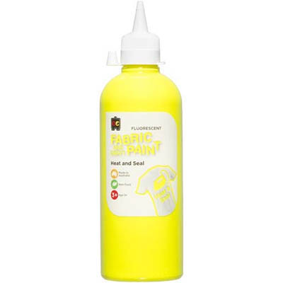 Image for EDUCATIONAL COLOURS FLUORESCENT CRAFT PAINT 500ML YELLOW from Challenge Office Supplies
