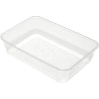 capri microwavable containers rectangle 500ml pack 50