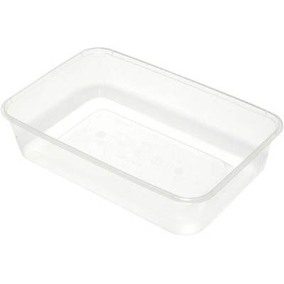 Image for CAPRI MICROWAVABLE CONTAINERS RECTANGLE 650ML PACK 50 from Office Heaven