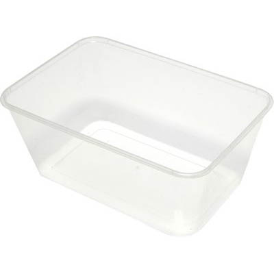 Image for CAPRI MICROWAVABLE CONTAINERS RECTANGLE 950ML PACK 50 from Office Heaven
