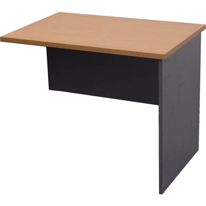 Image for RAPID WORKER CR12 WORKSTATION DESK RETURN 1200 X 600MM CHERRY/IRONSTONE from Olympia Office Products