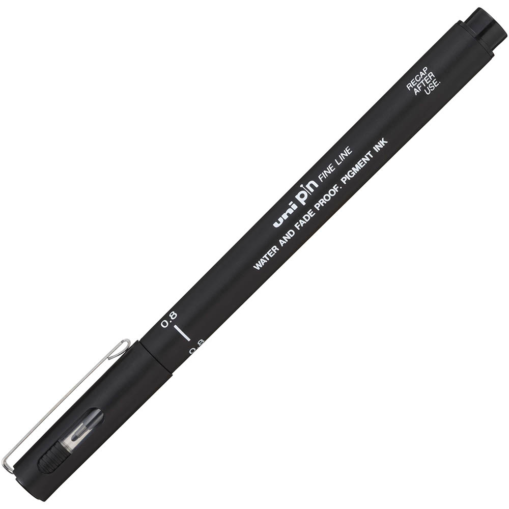 Image for UNI-BALL 200 PIN FINELINER PEN 0.8MM BLACK from BusinessWorld Computer & Stationery Warehouse